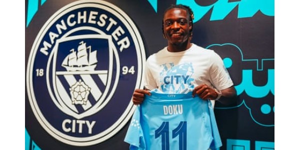 Manchester City verpflichtet rechtzeitig Rechtsaußen Jérémy Doku